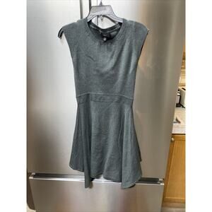 Woeeino Dark Gray Medium Sleeveless Dress